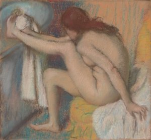 Woman Drying Her Foot by Edgar Degas Oil Painting