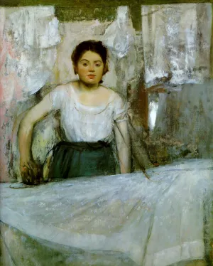 Woman Ironing by Edgar Degas Oil Painting