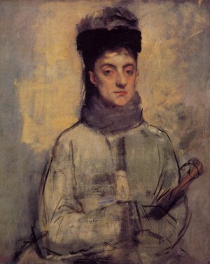 Woman with an Umbrella by Edgar Degas Oil Painting
