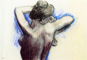 Woman's Torso by Edgar Degas Oil Painting