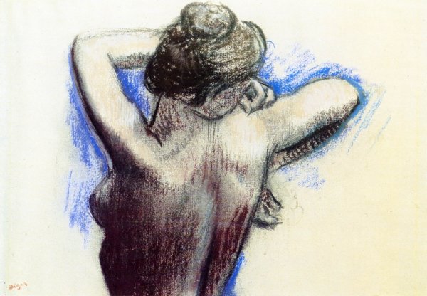 Woman's Torso by Edgar Degas - Hand-Painted Oil Painting Reproduction