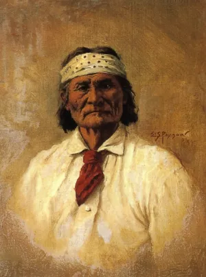 Geronimo painting by Edgar Samuel Paxson