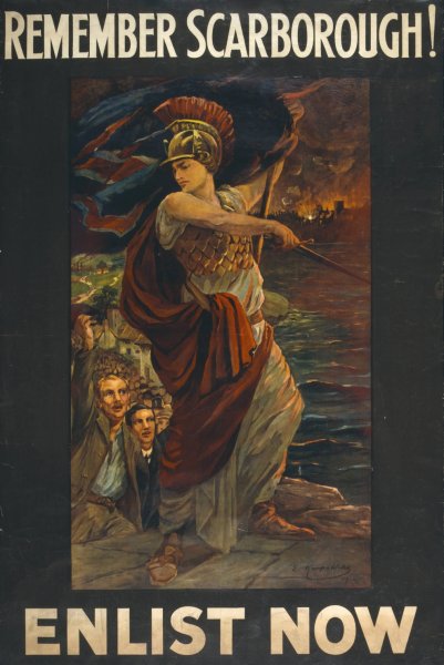 Main Product Photo of Remember Scarborough! Enlist now  Painting by Edith Kemp-Welch