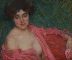 Jeunesse by Edmond Aman-Jean Oil Painting