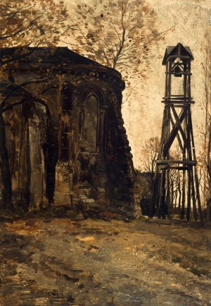 Le chevet de l'eglise Saint-Pierre-de-Montmartre by Edmond Charles Joseph Yon Oil Painting