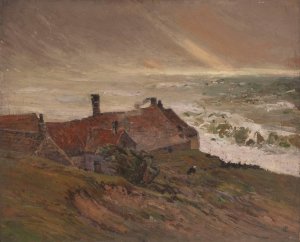 Apres un naufrage by Edmond De Palezieux Oil Painting