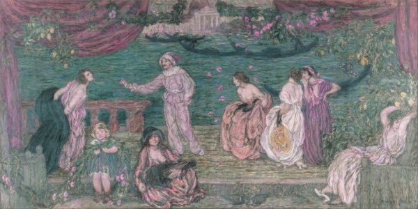 Main Product Photo of Festival of Venice Painting by Edmond Francois Aman-Jean