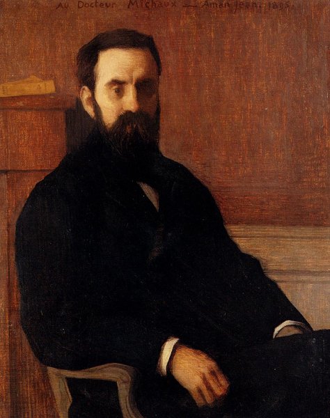 Main Product Photo of Portrait Of Dr. Michaux Painting by Edmond Francois Aman-Jean