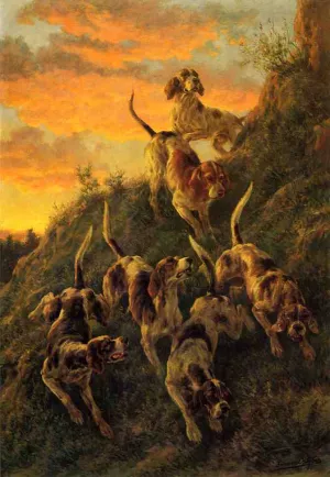 The Trail of the Cougar by Edmund Henry Osthaus - Oil Painting Reproduction