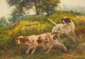 Two Pointers by Edmund Henry Osthaus Oil Painting