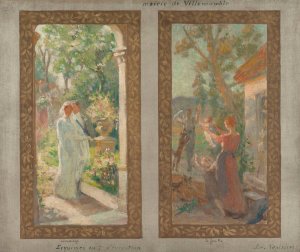 Le mariage - La famille by Edmond Tapissier Oil Painting