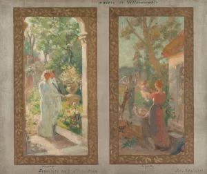 Le mariage - La famille by Edmond Tapissier Oil Painting