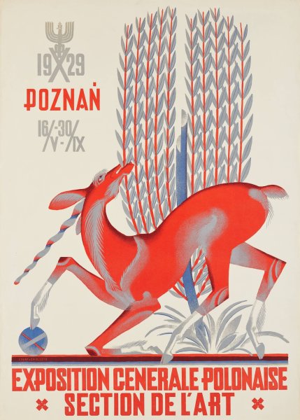 Poznan - Exposition Generale Polonaise - Section de l'art  by Edmund Bartlomiejczyk - Hand-Painted Oil Painting Reproduction