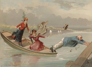 A Critical Moment by Edmund Birckhead Bensell Oil Painting