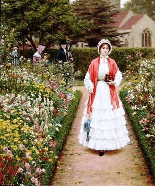 Main Product Photo of After Service Painting by Edmund Blair Leighton