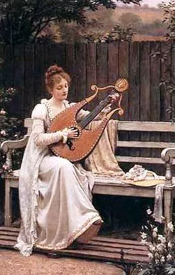 Con Amore by Edmund Blair Leighton Oil Painting
