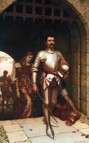 Conquest by Edmund Blair Leighton Oil Painting