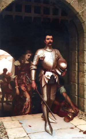 Conquest painting by Edmund Blair Leighton