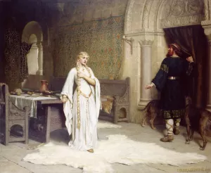 Lady Godiva Oil painting by Edmund Blair Leighton