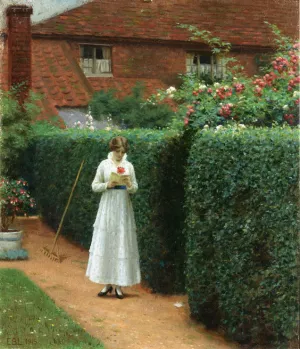 Le Billet by Edmund Blair Leighton - Oil Painting Reproduction