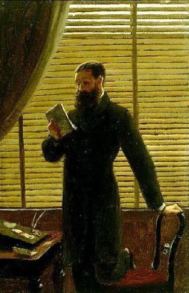 Old Times by Edmund Blair Leighton - Hand-Painted Oil Painting Reproduction