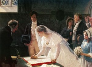 Signing the Register