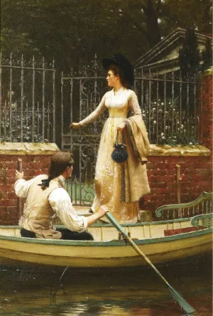 The Elopement painting by Edmund Blair Leighton
