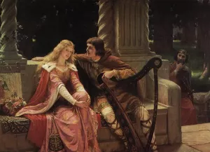 The End of The Song by Edmund Blair Leighton - Oil Painting Reproduction