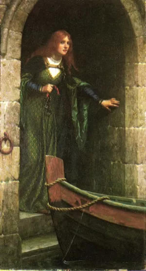 The Keys Oil painting by Edmund Blair Leighton