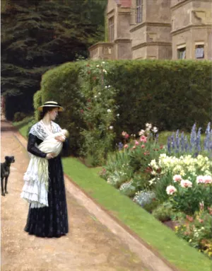 The Lord of the Manor painting by Edmund Blair Leighton