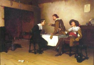 The Prisoner by Edmund Blair Leighton Oil Painting