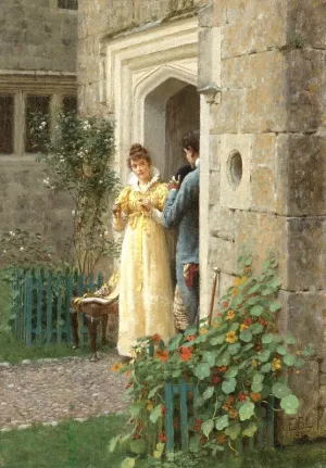 The Request by Edmund Blair Leighton - Oil Painting Reproduction