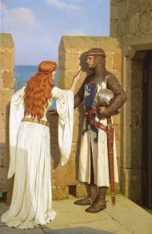 The Shadow by Edmund Blair Leighton Oil Painting