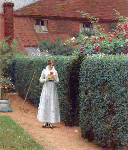 The Ticket by Edmund Blair Leighton - Hand-Painted Oil Painting Reproduction