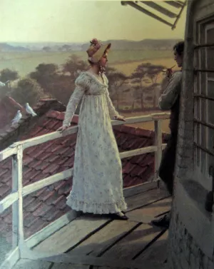The Windmiller's Guest Oil painting by Edmund Blair Leighton