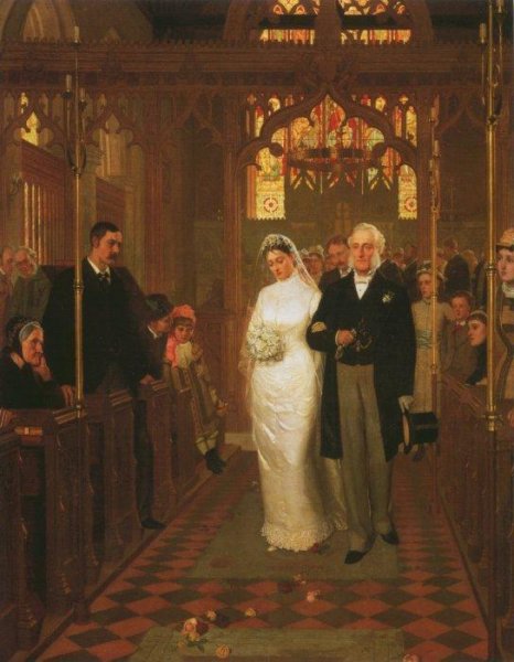 Main Product Photo of Till Death Us Do Part' Painting by Edmund Blair Leighton