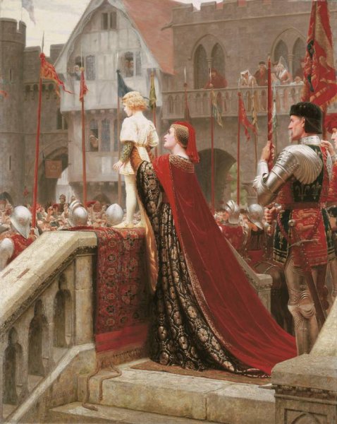 Vox Populi by Edmund Blair Leighton - Hand-Painted Oil Painting Reproduction