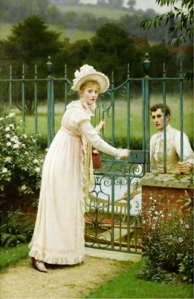 Main Product Photo of Where There's a Will Painting by Edmund Blair Leighton