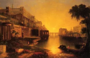 Ancient Italy painting by Edmund C. Coates