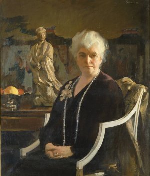 Mrs. Edmund C. Tarbell by Edmund Charles Tarbell Oil Painting