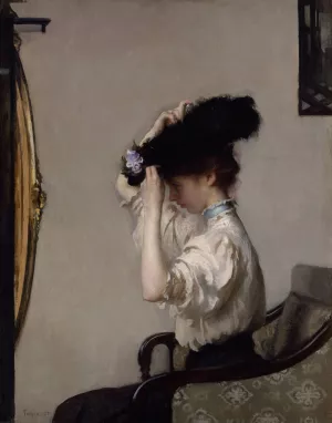 Preparing for the Matinee Oil painting by Edmund Charles Tarbell