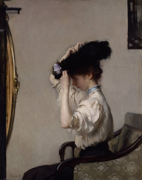 Main Product Photo of Preparing for the Matinee  Painting by Edmund Charles Tarbell
