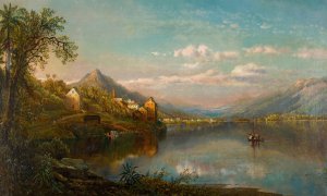 A View of Cuba by Edmund Darch Lewis Oil Painting