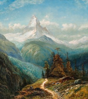 The Matterhorn by Edmund Darch Lewis Oil Painting