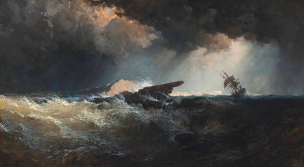 Main Product Photo of Filey Brigg Painting by Edmund John Niemann