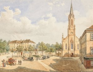 Pfarrkirche Hietzing by Edmund Krenn Oil Painting