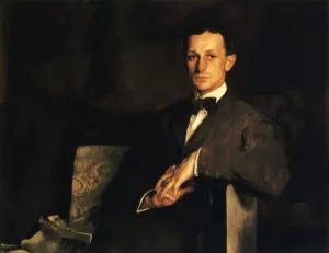 Dr. Harvey Cushing painting by Edmund Tarbell
