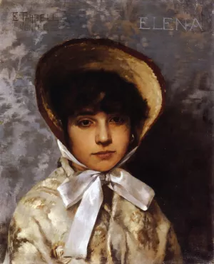 Elena by Edmund Tarbell - Oil Painting Reproduction