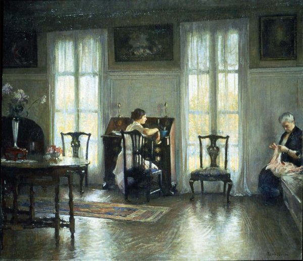 Main Product Photo of Mother and Mary Painting by Edmund Tarbell