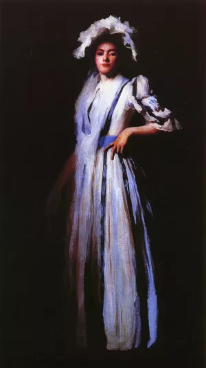 My Sister Lydia by Edmund Tarbell Oil Painting